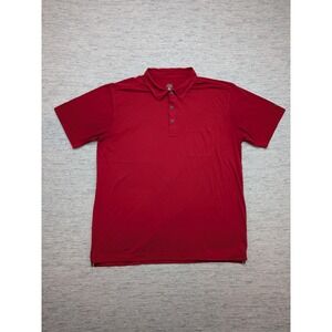 Stio‎ Polo Shirt Pocket Casual Short Sleeve Red Extra Large XL outdoors hiking